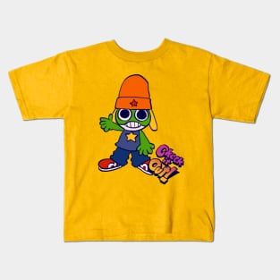 I draw keroro cosplaying parappa / Sergeant Keroro Kids T-Shirt